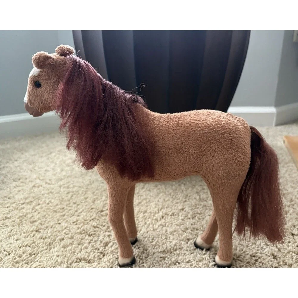 My Life Poseable Doll Horse Lot of 2 12” Light & Dark Brown No Accessories